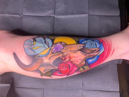 Tattoos - Cow skull - 146532