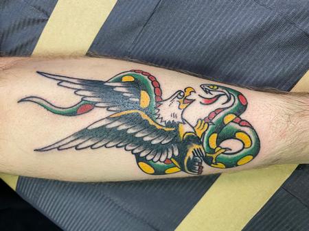 Tattoos - Eagle snake - 146394