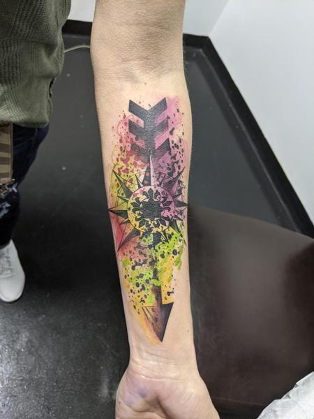 Tattoos - Watercolor arrow - 143318