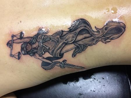 Tattoos - lady justice - 134587