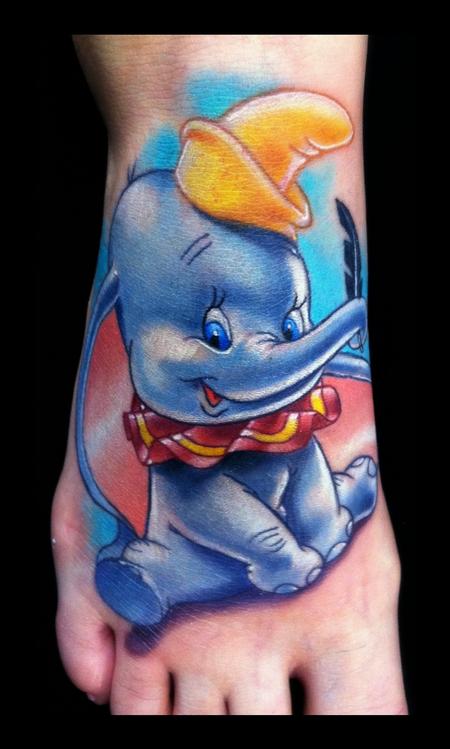 Tattoos - Dumbo Brent Olson Art Junkies Tattoo - 62412