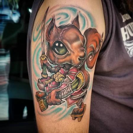 Tattoos - Samurai Squirrel - 133909