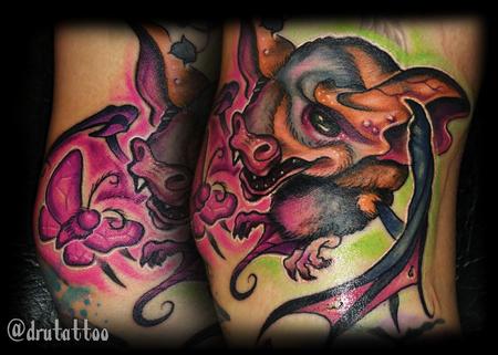 Tattoos - Free Tailed Bat - 100943