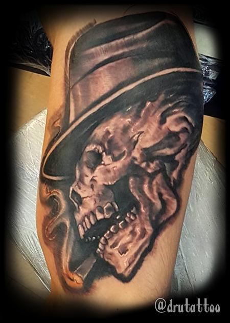 Tattoos - Mafia Skull - 126043