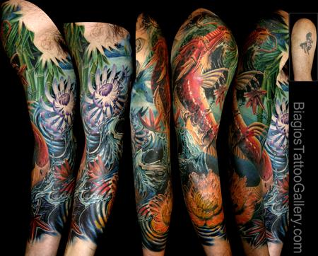 Tattoos - Dragon Koi - 77738