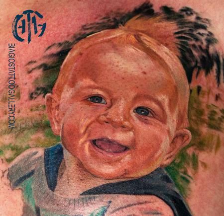 Tattoos - Tayler Baby Portrait - 133835