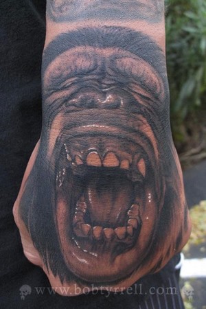 Tattoos - Monkey hand - 34609