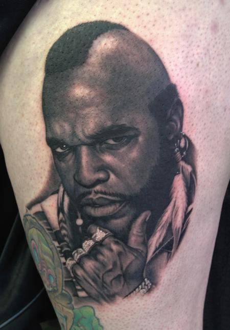 Tattoos - Mr T Portrait Tattoo - 115674