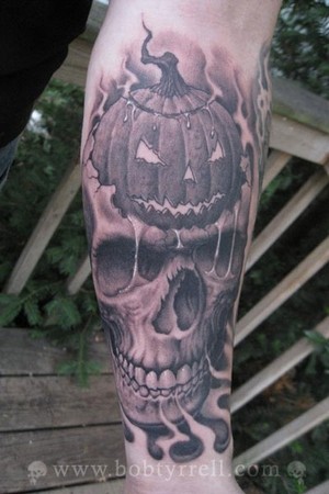 Bob Tyrrell - Pumpkin Skull