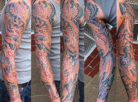 Tattoos - Biomech Sleeve - 113928