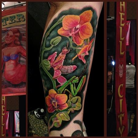 Tattoos - Orchid Mantis - 79715