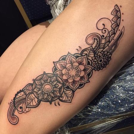 Tattoos - Custom Paisley Mandala  - 116878