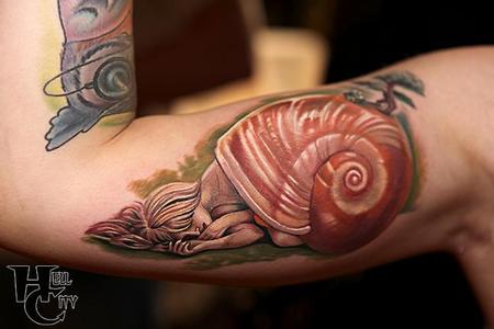 Tattoos - Lady in Shell  - 92009
