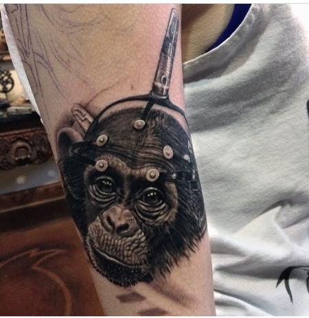 Tattoos - Chimp with Brain Probes - 93657