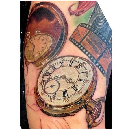 Tattoos - Pocket Watch In Progress - 93925