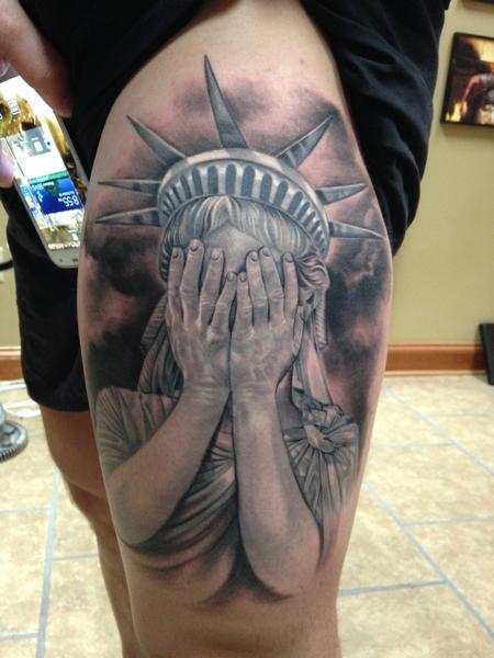 Tattoos - Statue of Liberty/PTSD - 97816