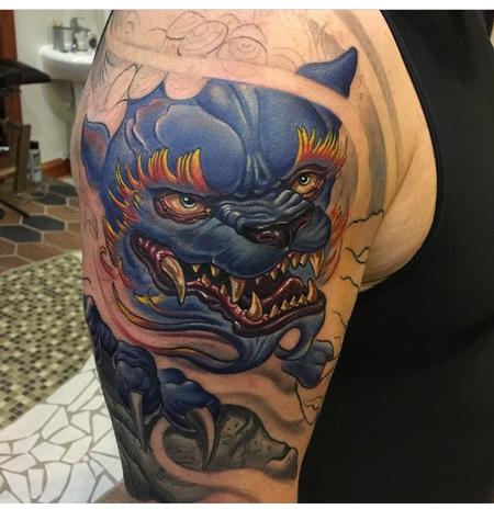 Tattoos - Foo Dog In Progress - 97815