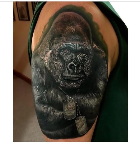 Tattoos - In Progress Gorilla  - 97938