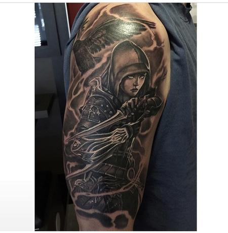 Tattoos - Knight Girl (In Progress) - 99883