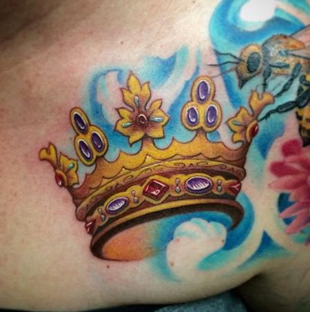 Tattoos - Crown of the Queen Bee Sleeve  - 99460