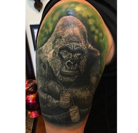 Tattoos - Finished Gorilla  - 99767