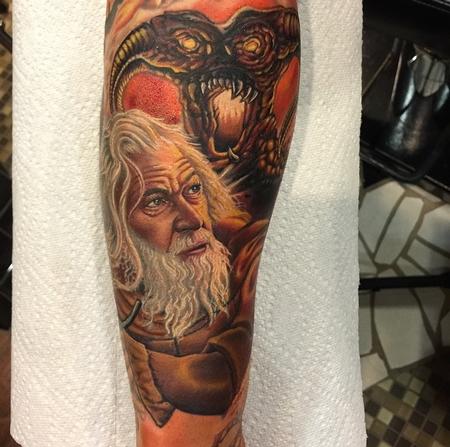 Tattoos - More Progress on the Lord of the Rings Sleeve  - 99695