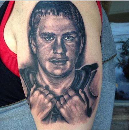 Tattoos - Portrait of a Client's Son - 100782