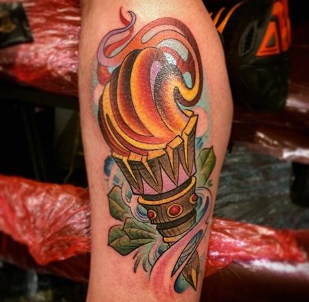Tattoos - Torch - 101172