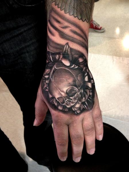 Tattoos - Hand Skull! - 70650