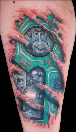 Tattoos - Mechanical/Digital tear out   - 43078