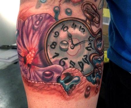 Tattoos - Melting clock - 70845