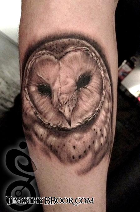 Tattoos - Owl   Part of an animal sleeve  - 71061