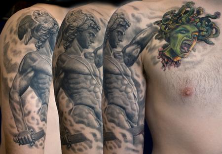 Tattoos - Perseus with the head of Medusa - 71195