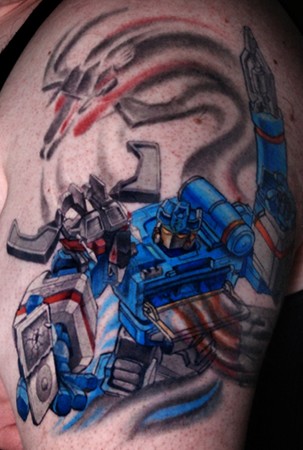 Tattoos - Soundwave crushing an ipod! - 45125