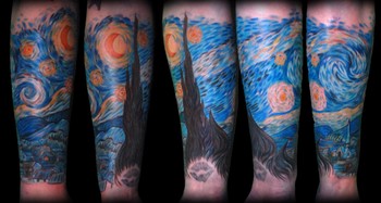 Tattoos - Van Gogh's Starry Night - 45124