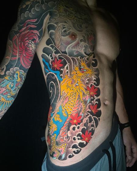 Boston Rogoz - Japanese dragon rib panel