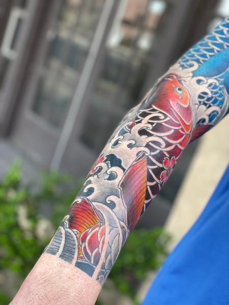 Tattoos - Japanese Koi sleeve - 145594