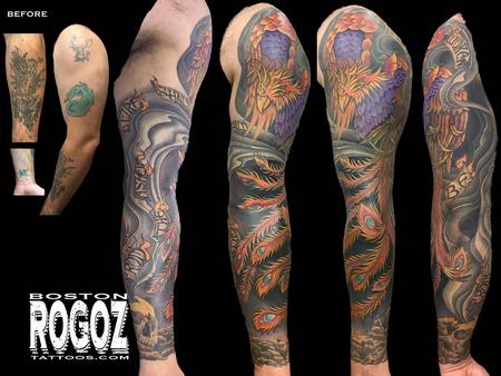 Tattoos - Phoenix sleeve - 111372
