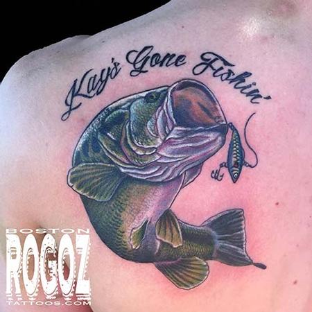 Boston Rogoz - Largemouth bass tattoo