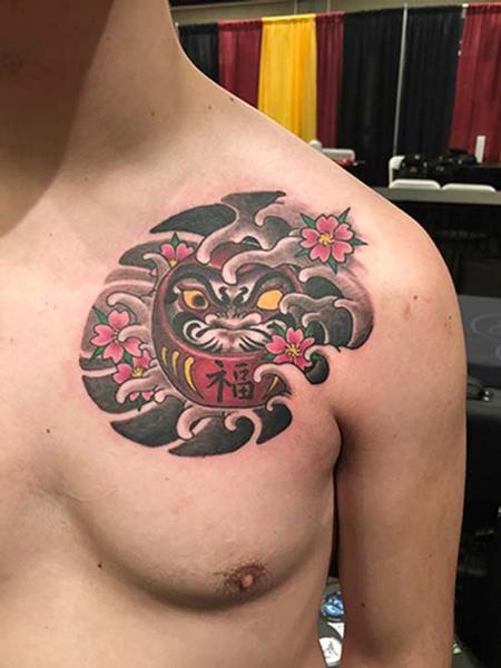 Tattoos - Daruma chest panel - 139463