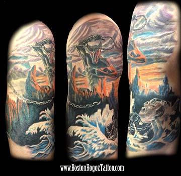 Boston Rogoz - Dio Holy Diver tattoo