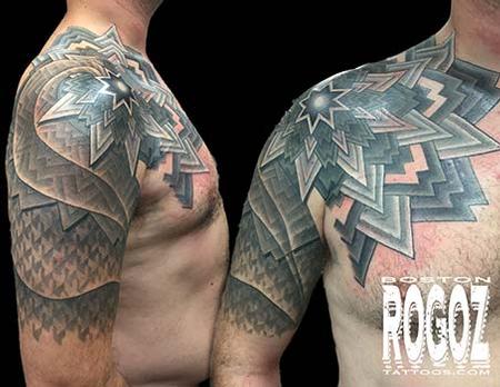 Tattoos - Mandala and geometric pattern - 107923