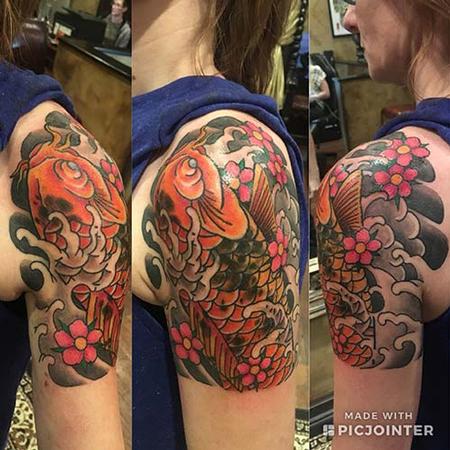 Boston Rogoz - Koi quarter sleeve