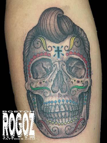 Boston Rogoz - greaser sugar skull