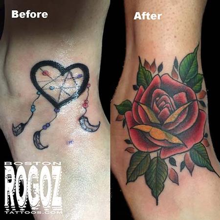 Boston Rogoz - rose coverup