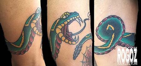 Boston Rogoz - snake armband