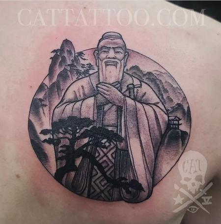 Confucius Tattoo Design Thumbnail
