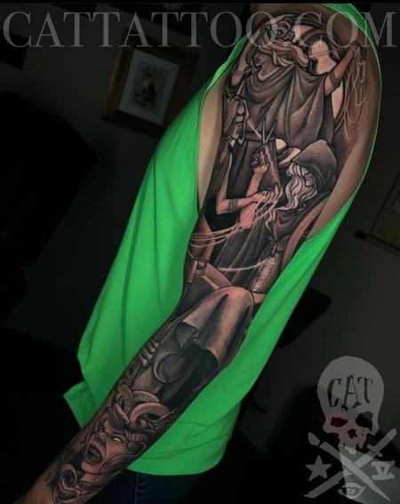 Tattoos - Greek Sleeve - 145228