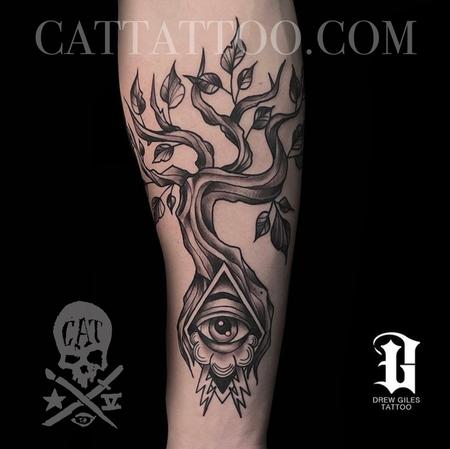 Tattoos - Tree with Eye - 142979