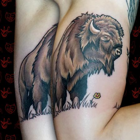 Tattoos - Bison - 125349